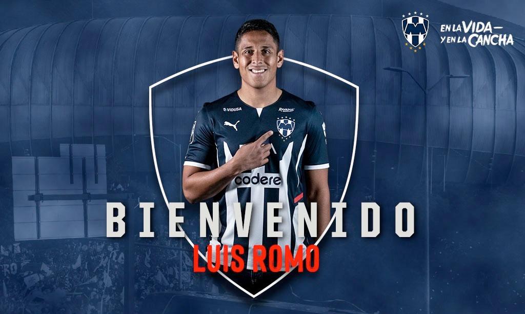 Rayados oficializa el fichaje de Luis Romo, procedente de Cruz Azul
