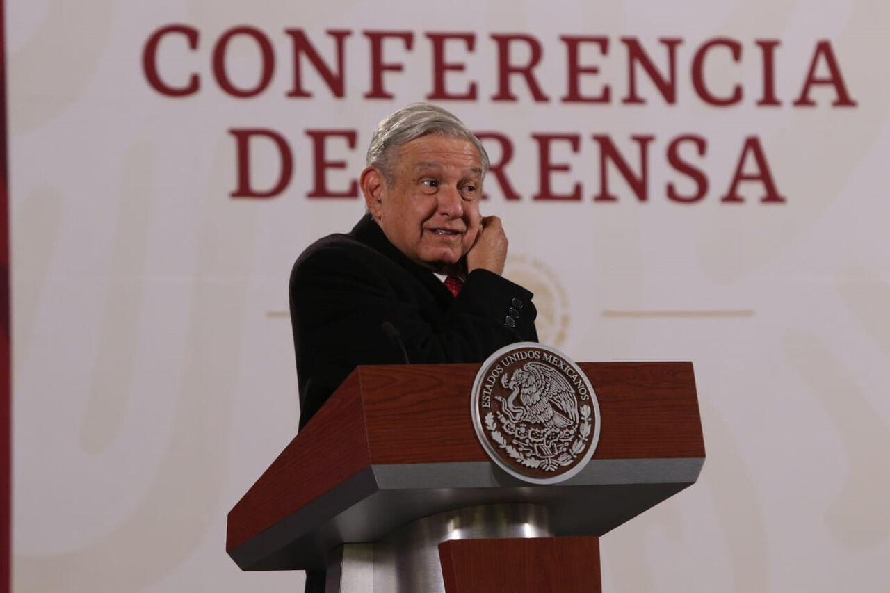 El titular del Ejecutivo dijo que ómicron está afectando bastante. (EL UNIVERSAL)
