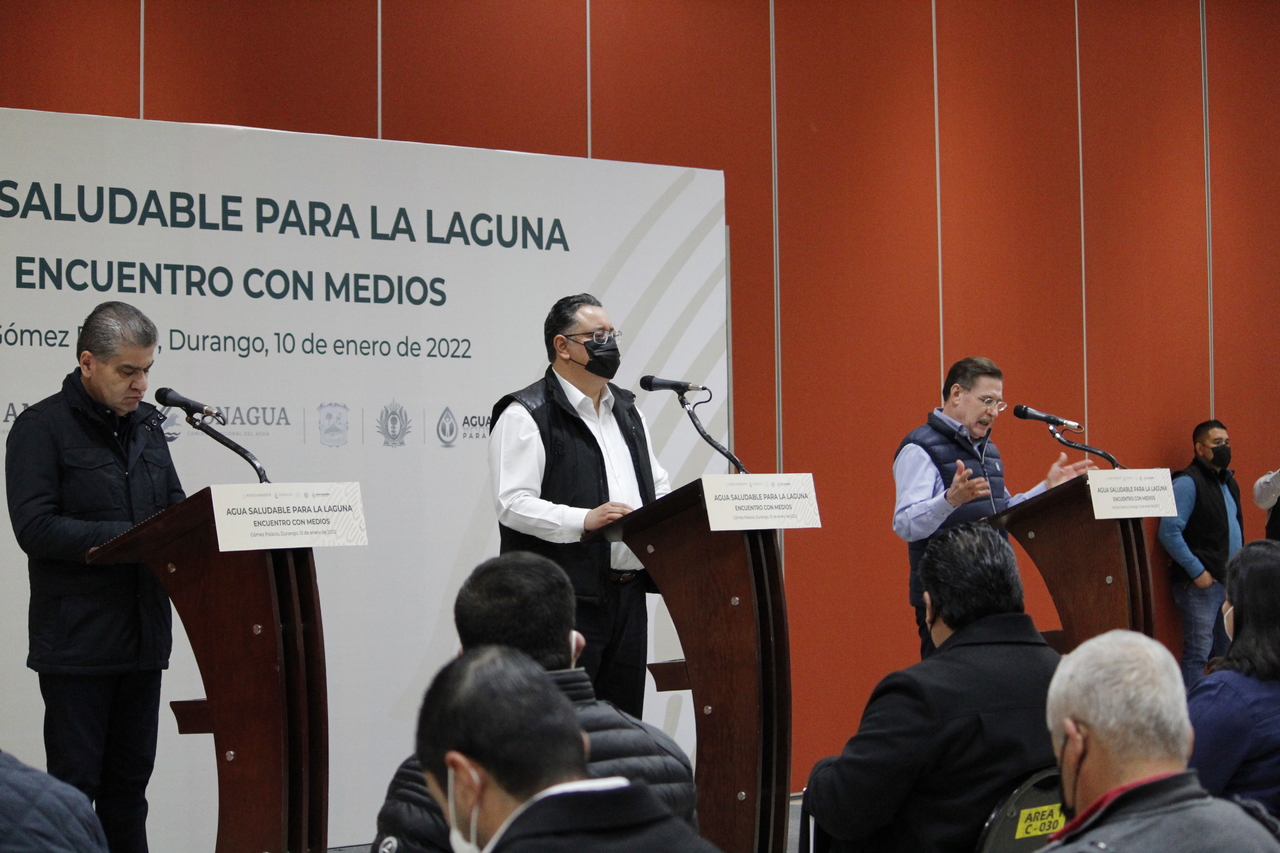 Fue apenas el pasado lunes que el gobernador sostuvo un encuentro con el senador Gabriel García Hernández junto con el gobernador de Coahuila, Miguel Ángel Riquelme Solís. (EL SIGLO DE TORREÓN) 