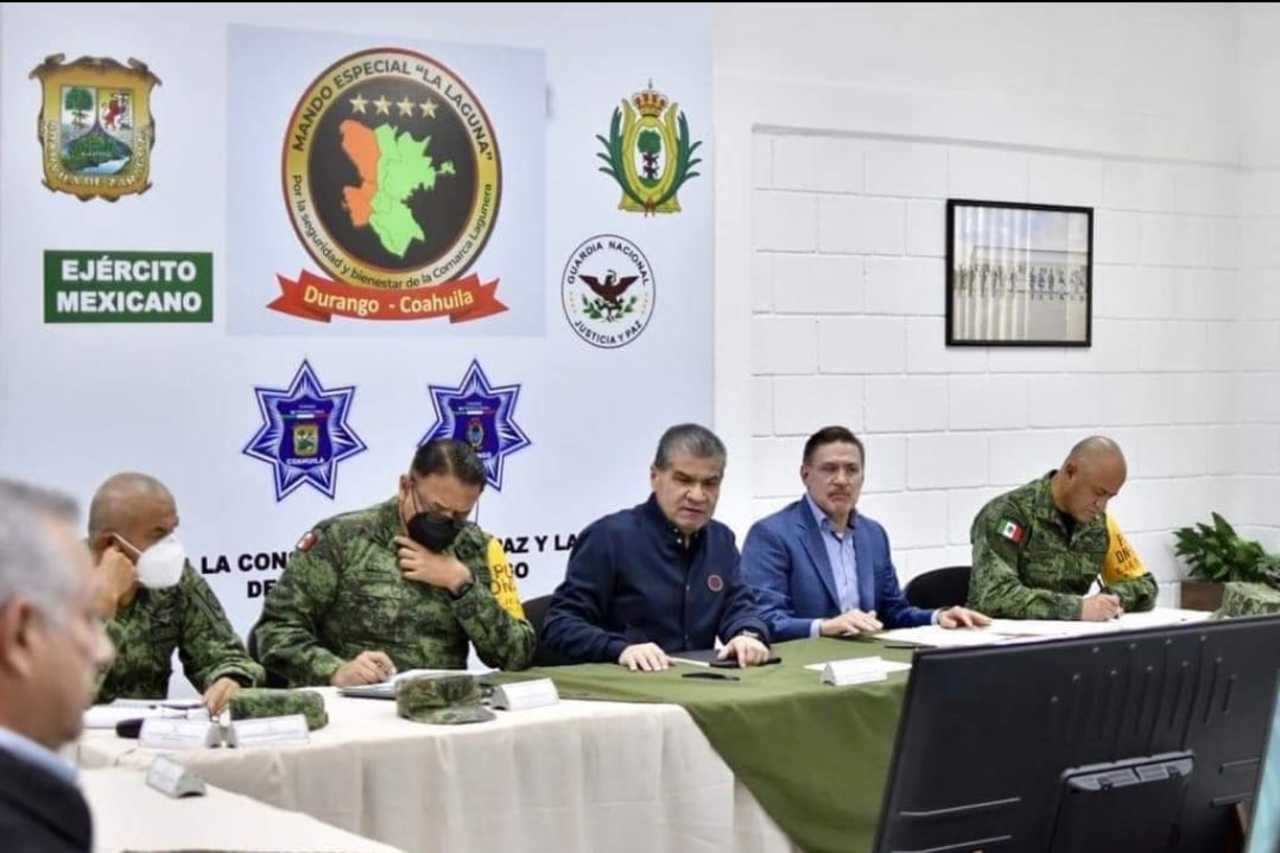 En esta mesa de trabajo se presentó el panorama de seguridad de la Región Laguna, tanto del Estado de Durango como de Coahuila.