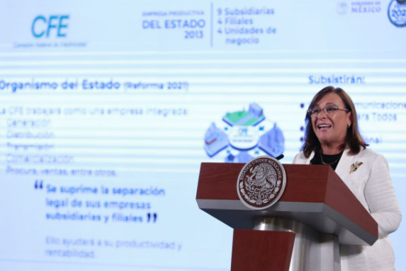 Rocío Nahle ofreció un análisis de viabilidad de la reforma. (ARCHIVO)