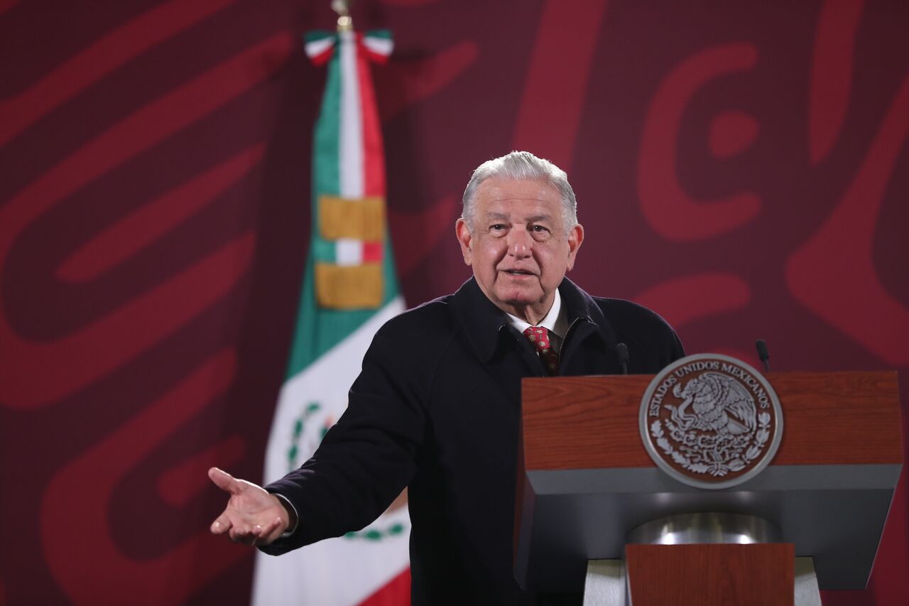 En Palacio Nacional, el presidente López Obrador dijo que su Gobierno  cumplirá y tendrá siempre una buena relación con el Gobierno de Estados Unidos. (EFE)