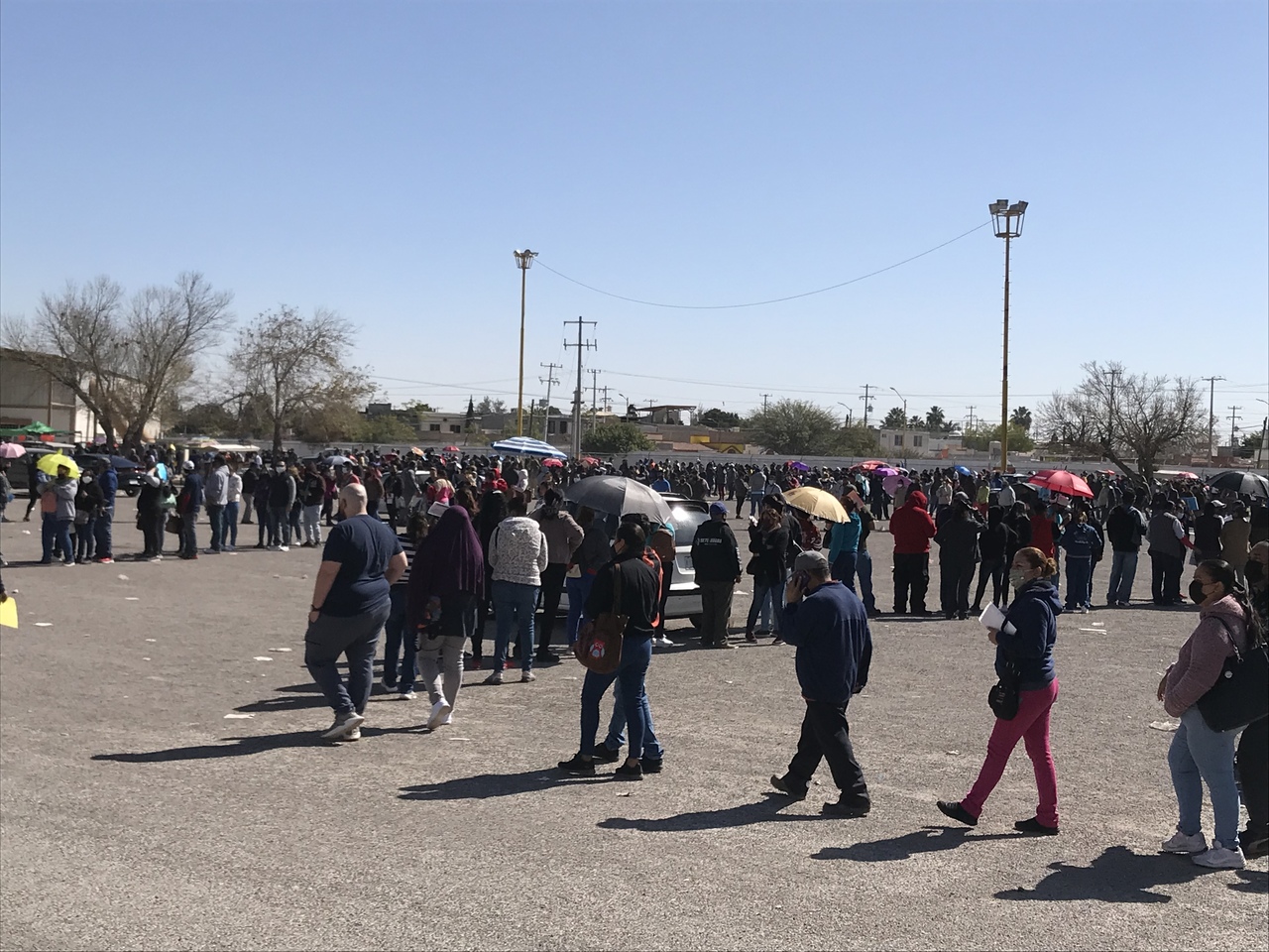 Ayer concluyó la jornada de vacunación antiCOVID en Gómez Palacio, la cual tuvo como único punto de atención la Expo Feria. (EL SIGLO DE TORREÓN)