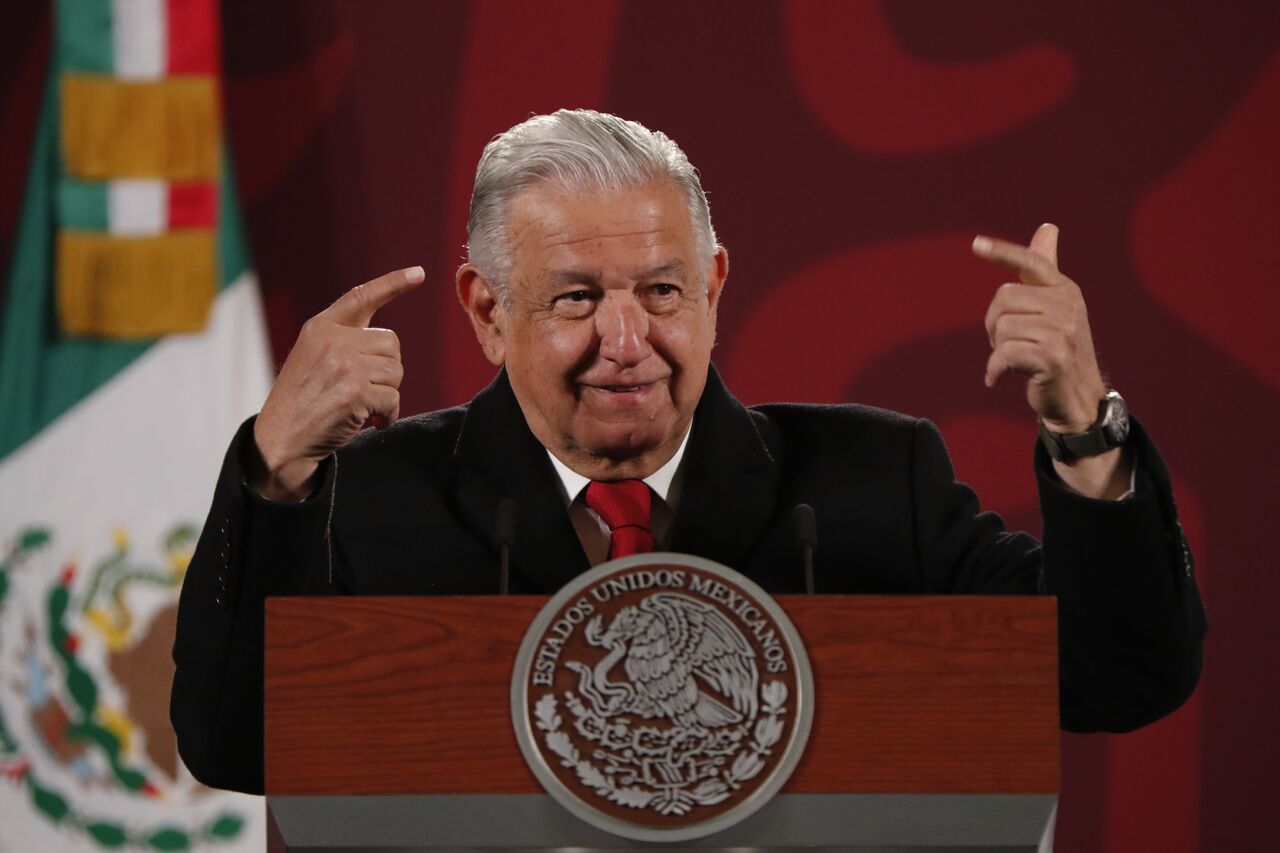 Andrés Manuel López Obrador, presidente de México, detalló su gira por las aduanas de los estado de Baja California, Sonora, Chihuahua, Coahuila y Tamaulipas. (EFE)
