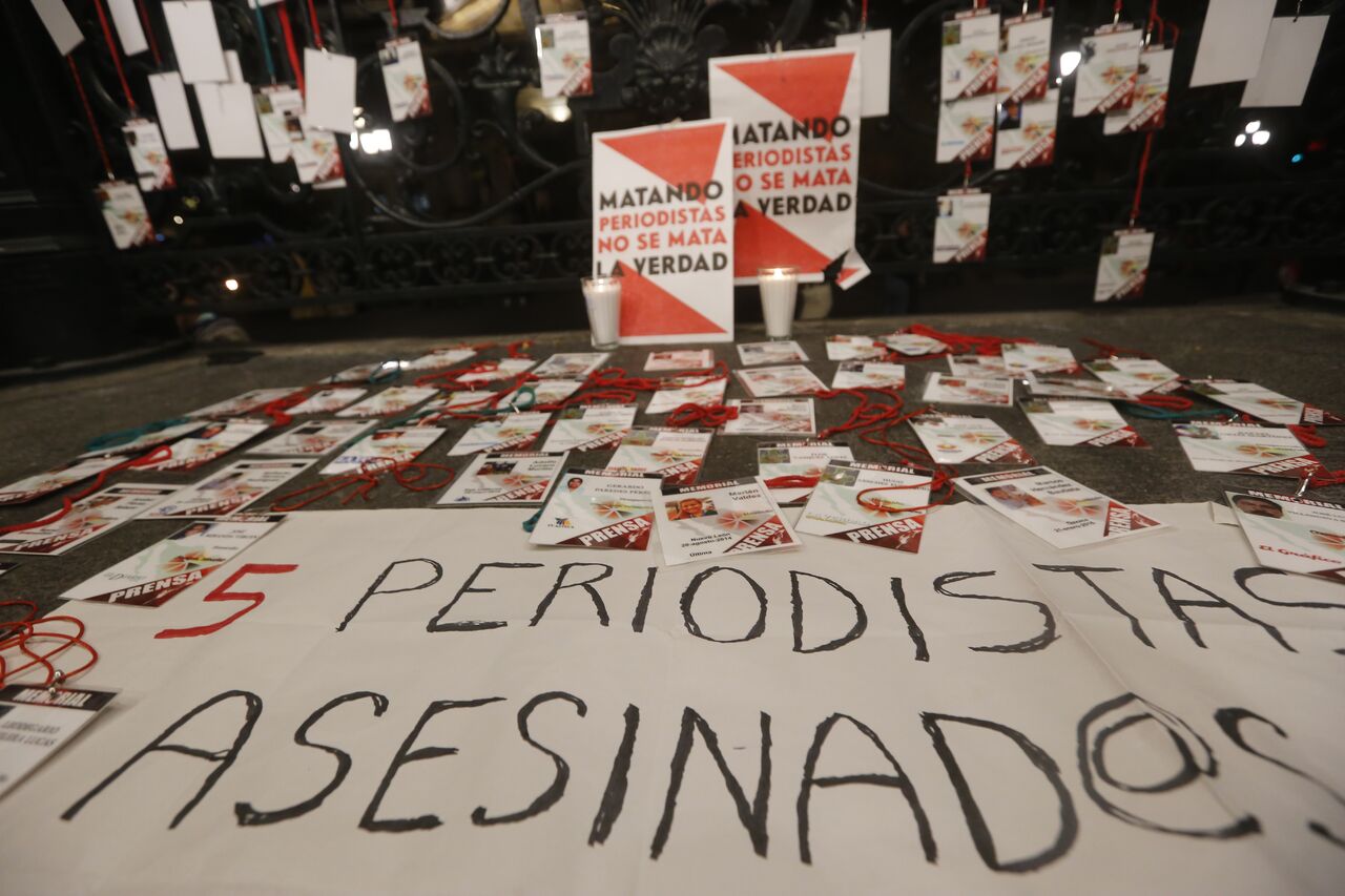En este año suman cinco periodistas asesinados en México. (ARCHIVO)