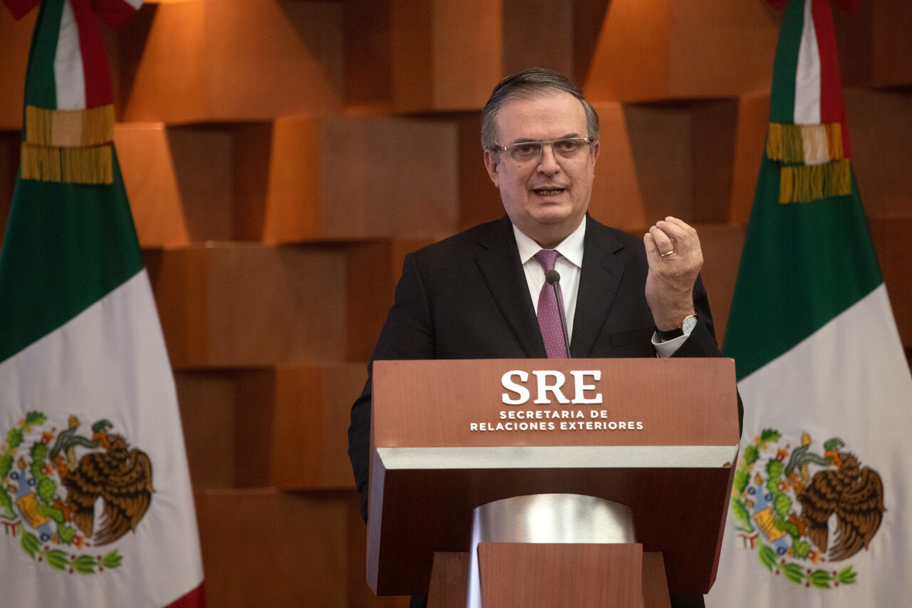 Ebrard explicó que México mantiene las relaciones con la Federación Rusa. (ARCHIVO)