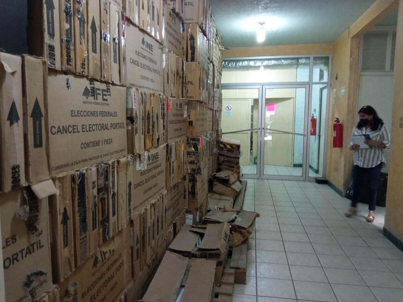 Llegó a Gómez Palacio el material del proceso de Revocación.