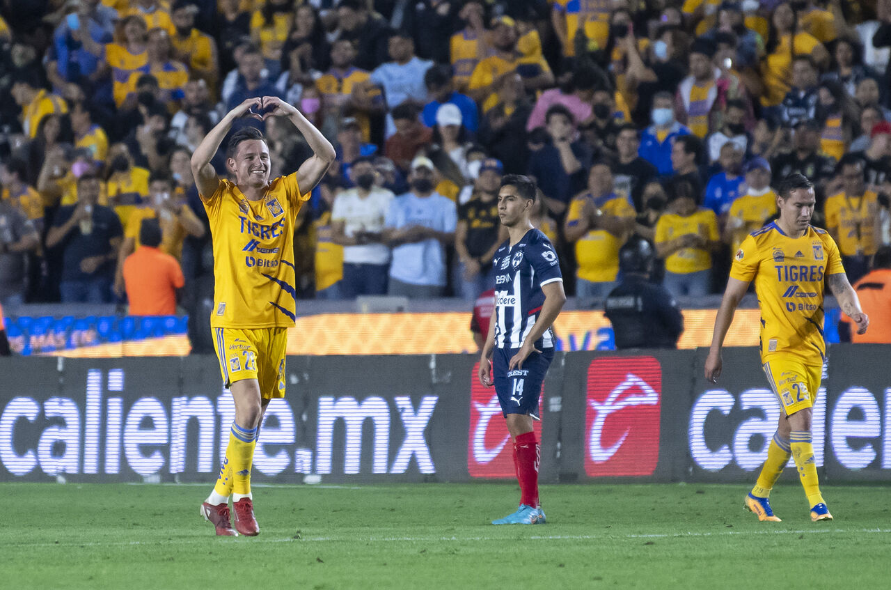 Tigres vence a Rayados en Clásico y se coloca como líder del Torneo Clausura 2022 Liga MX