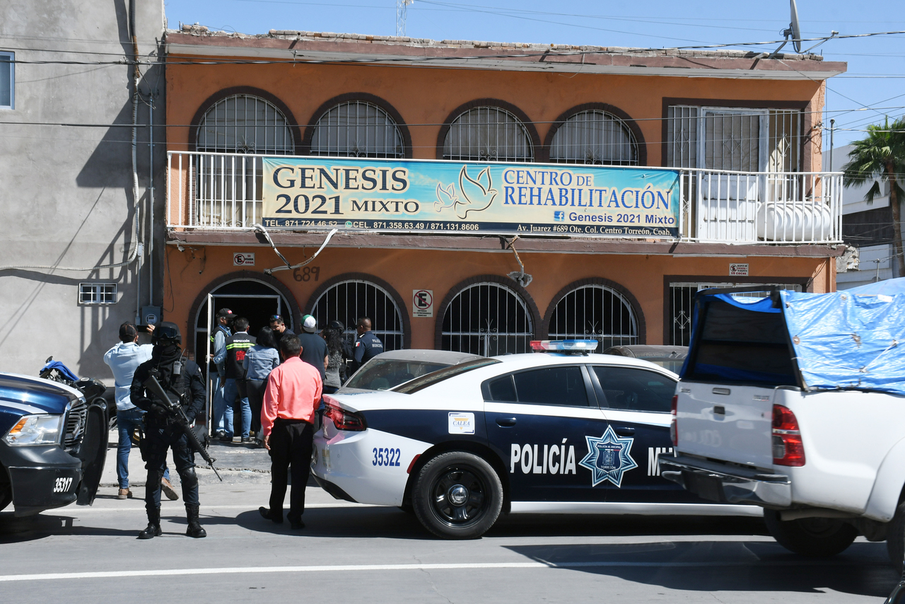 En los alrededores del anexo se observó una fuerte presencia de varias corporaciones policiacas.