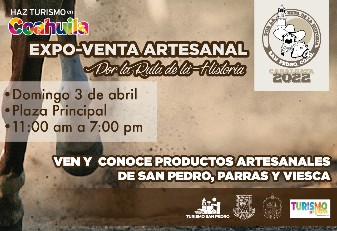 Organizan Expo Venta Artesanal en San Pedro