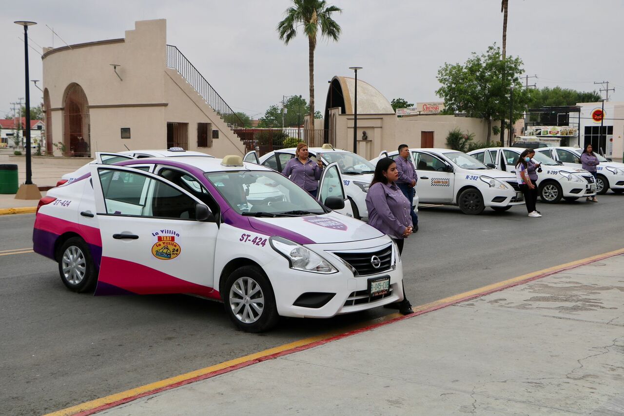 Inicia operaciones taxis para atender a mujeres en Piedras Negras