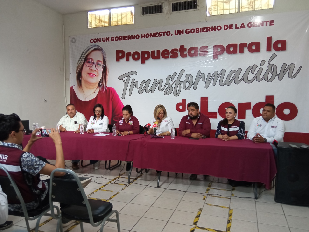 La candidata a la presidencia municipal de Lerdo, Tere González presentó sus 25 propuestas de Gobierno.