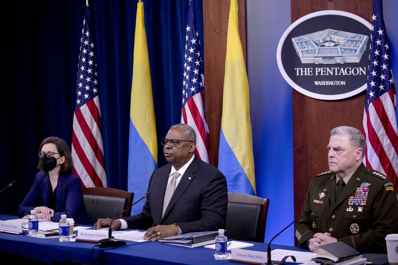 El secretario de Defensa estadounidense se mostró confiado en que la reunión de este lunes sirva para identificar las necesidades de Ucrania. (ARCHIVO)