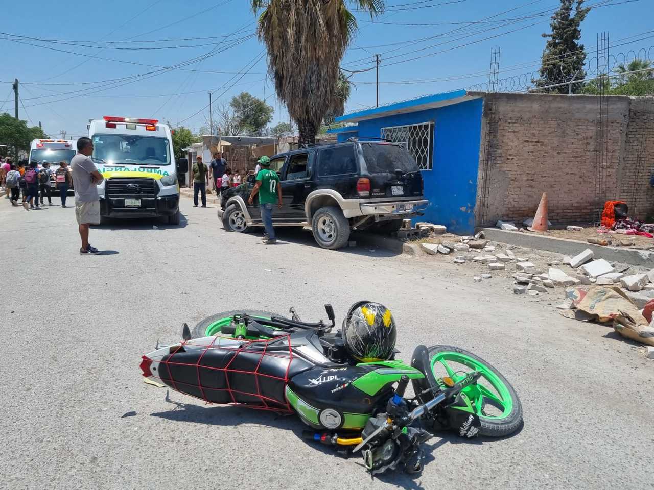 El responsable huyó, dejando a su suerte a los lesionados.