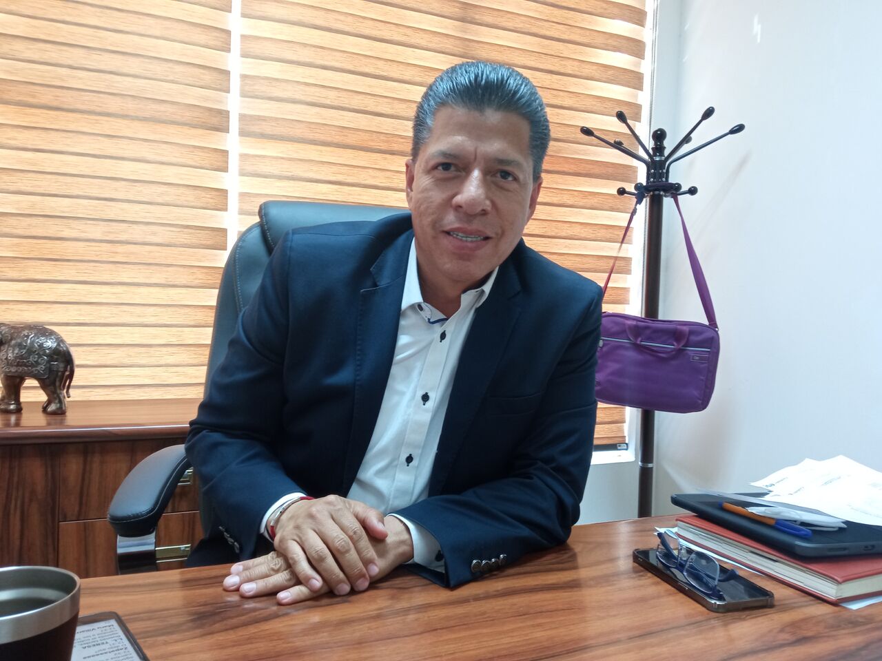 Juan Pérez Ortega, jefe de la Jurisdicción Sanitaria No. 6. (Foto: ANGÉLICA SANDOVAL / EL SIGLO DE TORREÓN)
