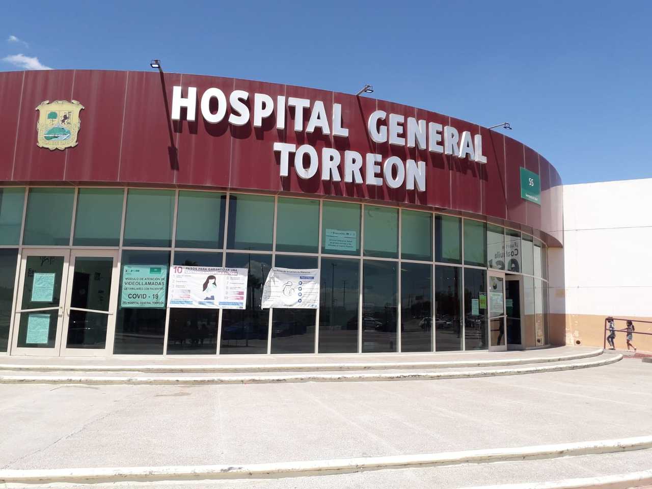 Se esperan pocas hospitalizaciones por pacientes COVID en el Hospital General de Torreón.