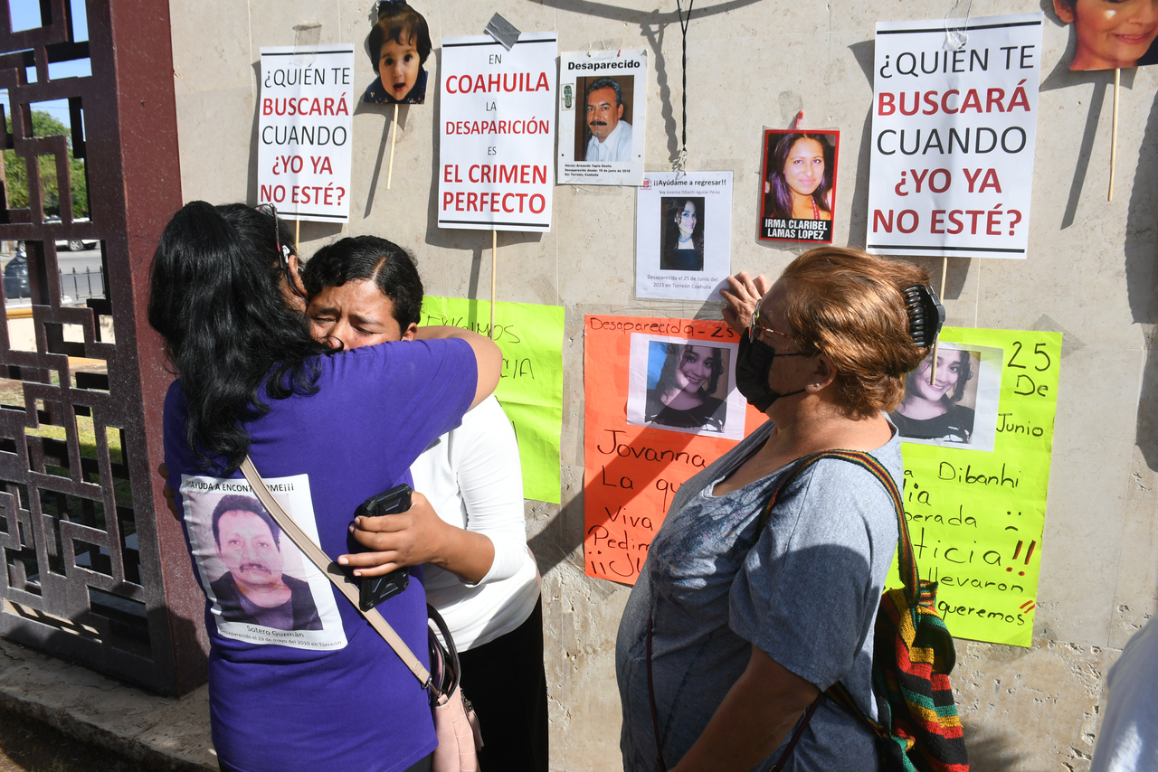 Colectivo expresa su inconformidad hacia las autoridades al no buscar a las personas desaparecidas en Torreón. (EL SIGLO DE TORREÓN)