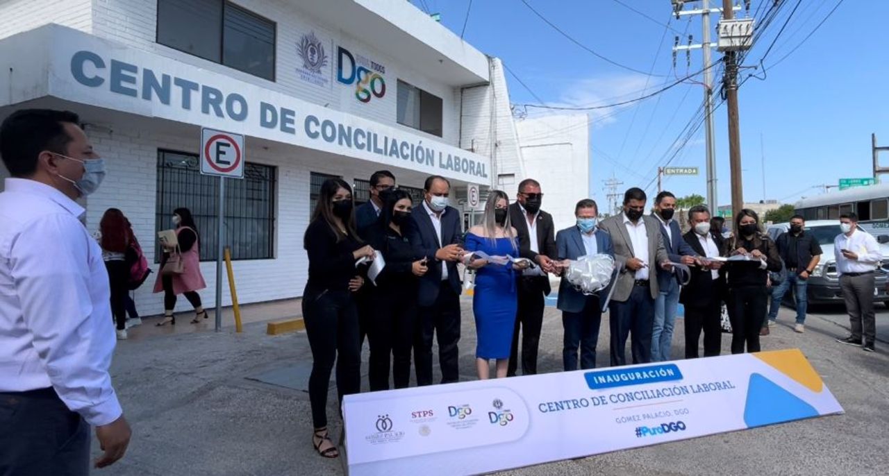 Gobernador inauguró el Centro de Conciliación Laboral en el municipio de Gómez Palacio.