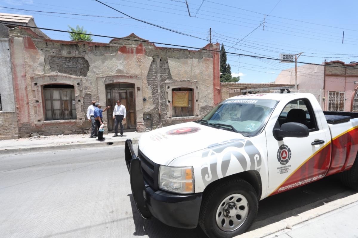 Detecta PC casas con riesgo de derrumbe en Centro Histórico de Saltillo -  El Siglo