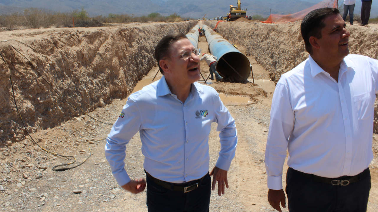 El gobernador de Durango, José Rosas Aispuro Torres y el alcalde de Lerdo, Homero Martínez, realizaron un recorrido en la zona.