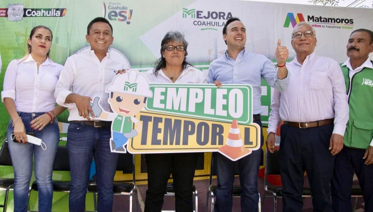 El programa busca beneficiar con 16 mil empleos para trabajar en obras públicas.