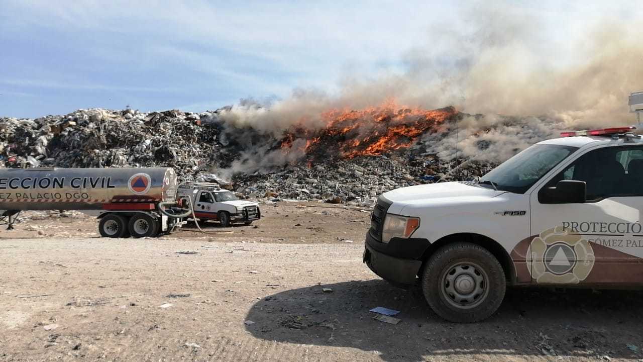 Entre los factores que afectan la calidad del aire en La Laguna, están los incendios en los rellenos sanitarios, como los de Gómez Palacio.