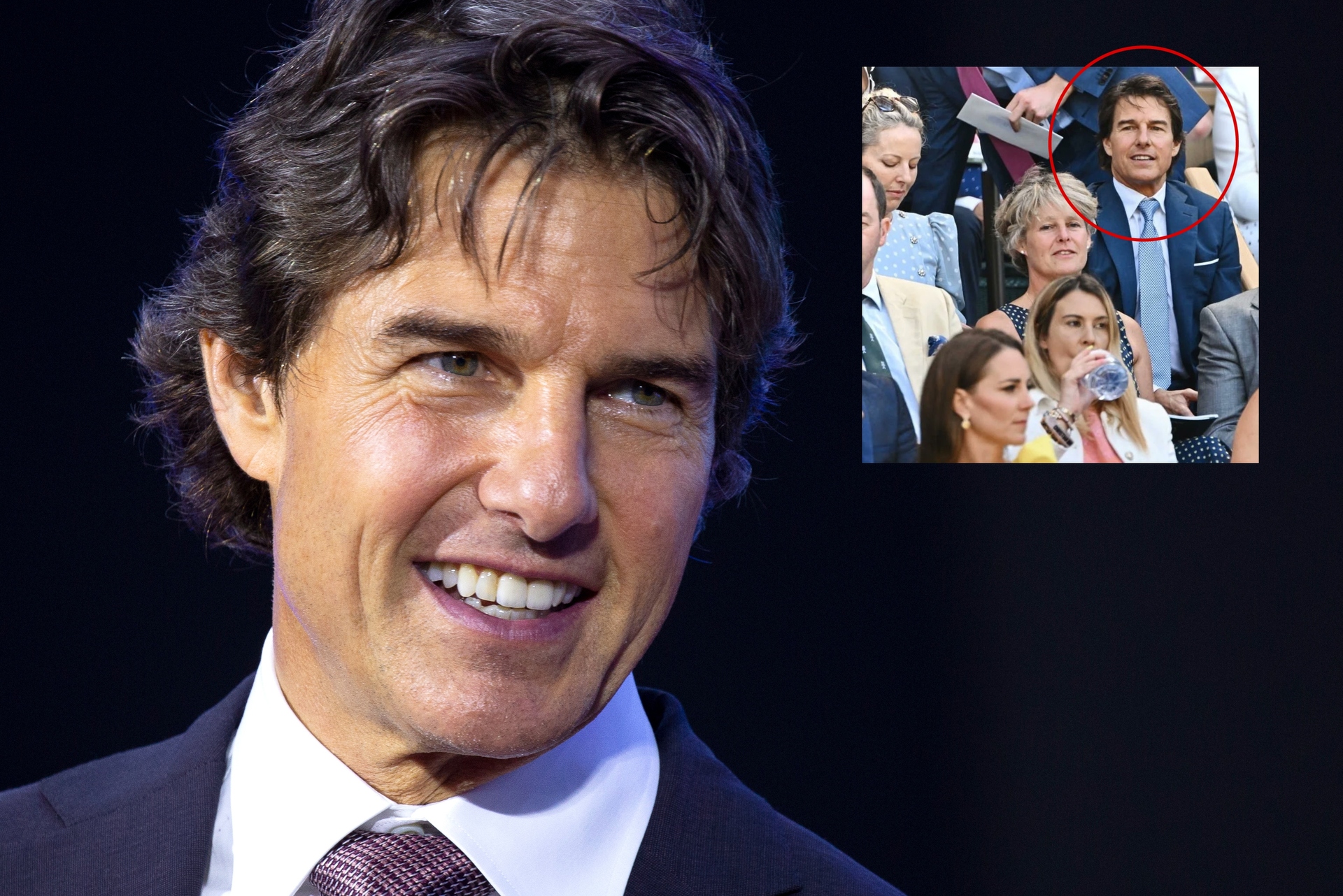 ¡Quedó encantado! Tom Cruise no le quita los ojos de encima a Kate Middleton