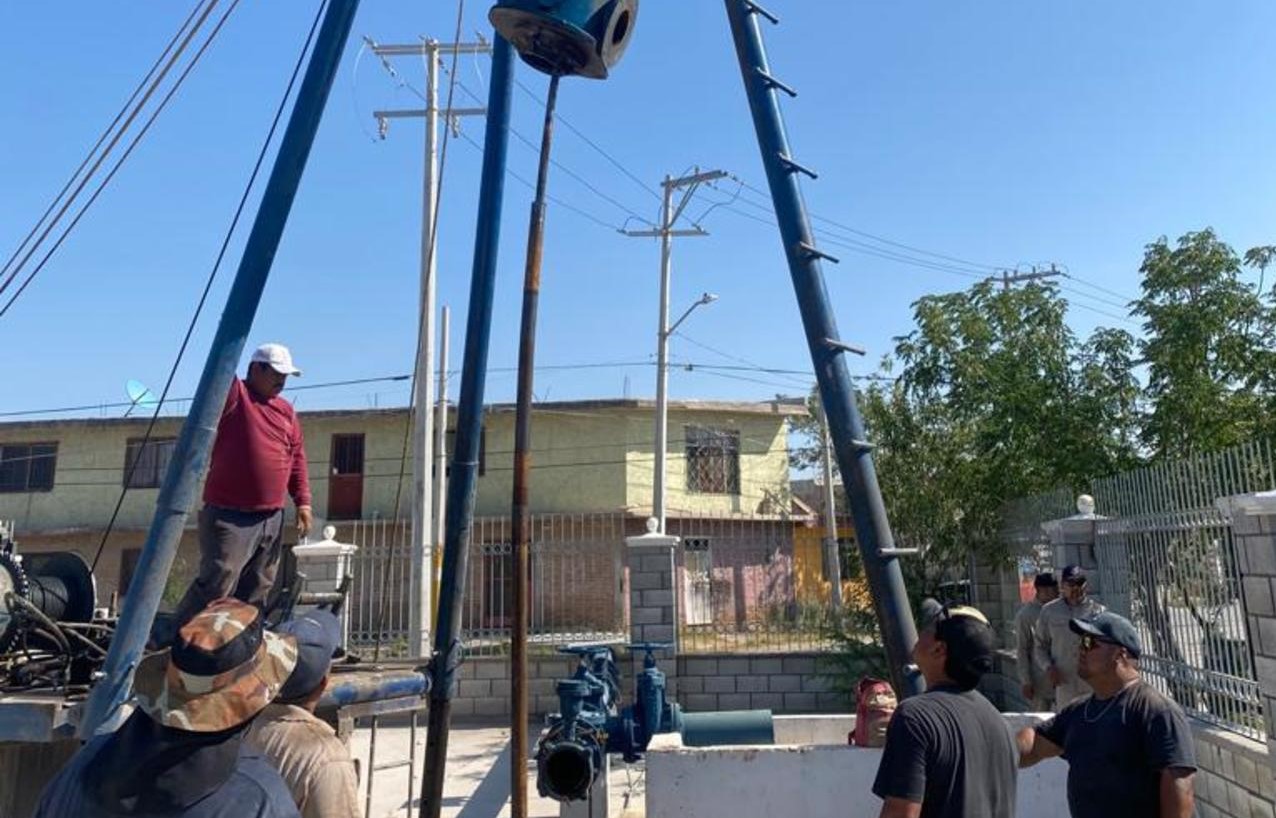 Ayer jueves se registró una falla mecánica en la bomba 71R de la colonia Nueva California de Torreón, advierten baja presión de agua.