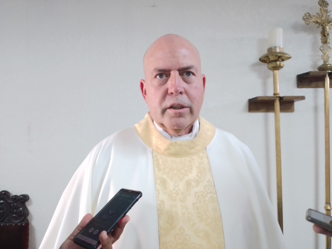 El obispo prelado del Salto, Pueblo Nuevo, lamentó el asesinato del médico pasante Éric Andrade.