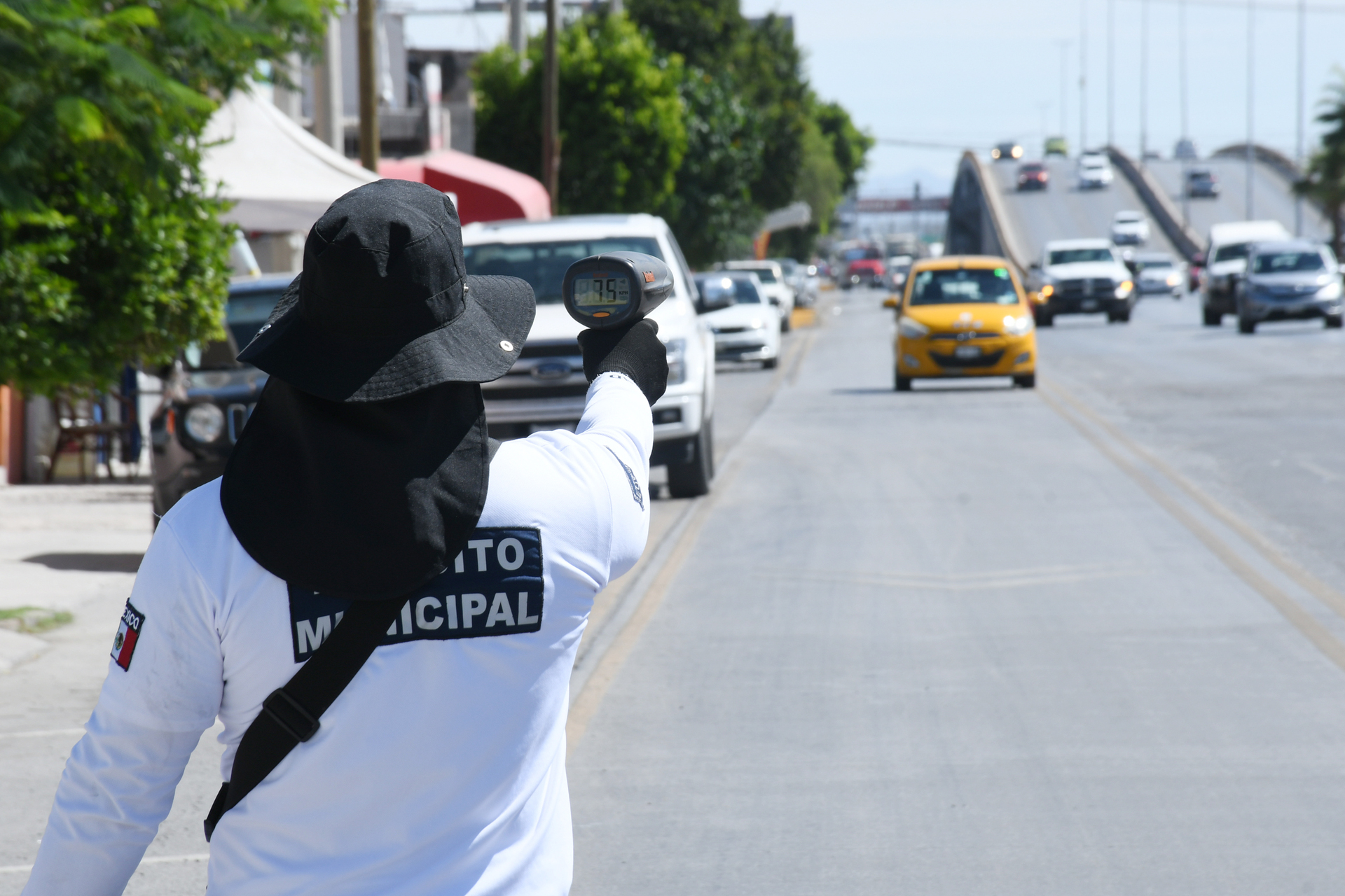 Se implementaron las detecciones tipo “Radar” en algunas vialidades específicas, tales como la carretera Torreón-Matamoros, Periférico y carretera a San Pedro. (Foto: FERNANDO COMPEÁN / EL SIGLO DE TORREÓN)