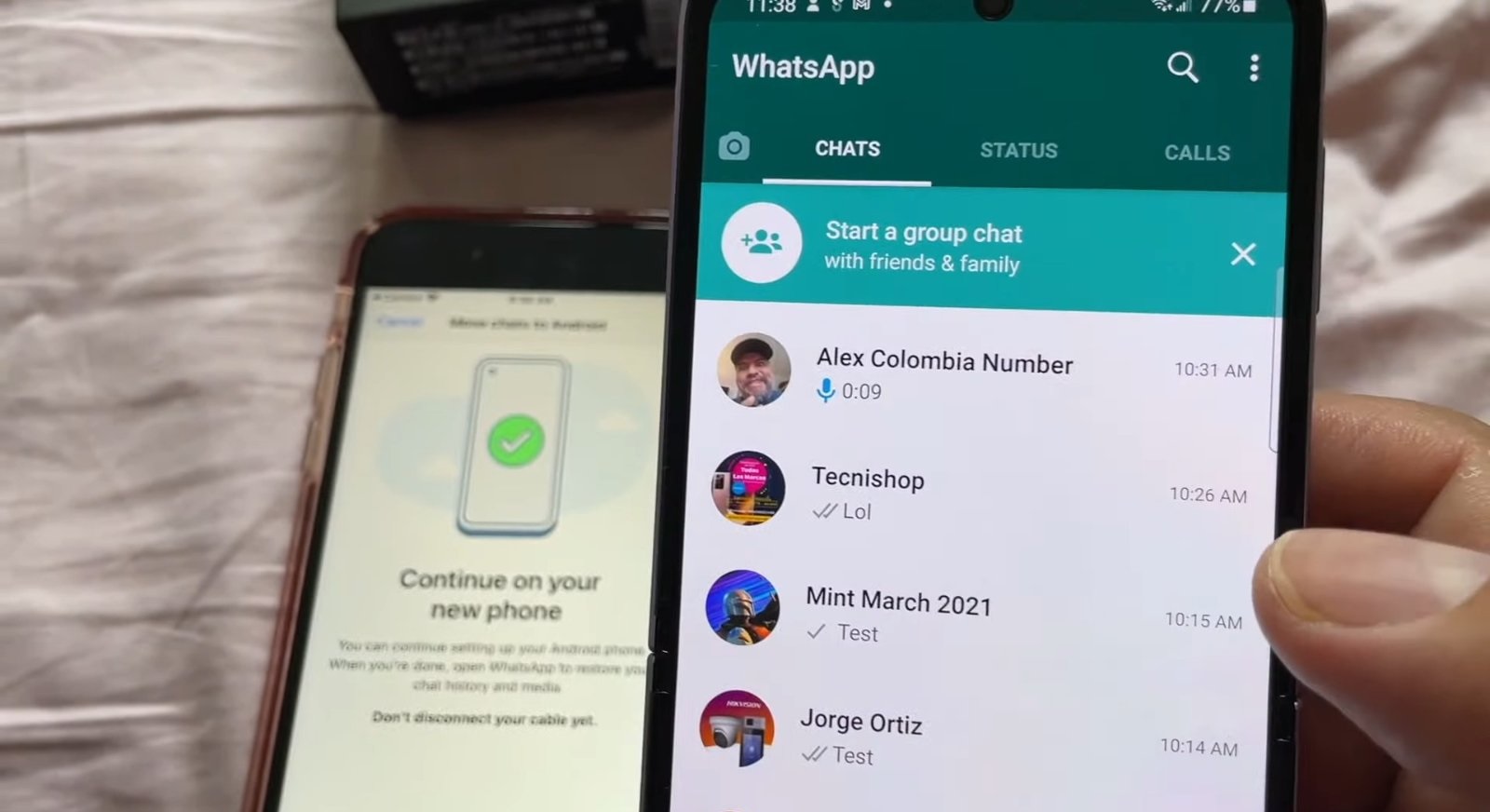 Como Transferir Mensajes De Whatsapp De Android A Iphone