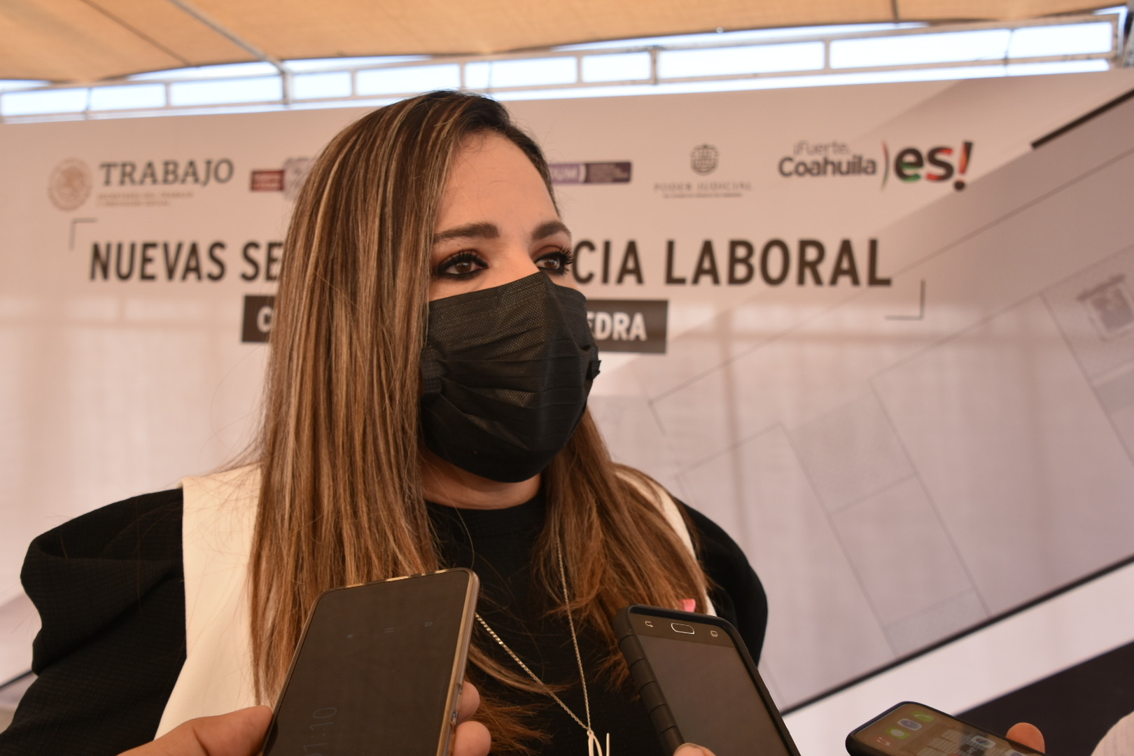 Nazira Zogbi Castro, titular de la Secretaría del Trabajo del Estado de Coahuila. 