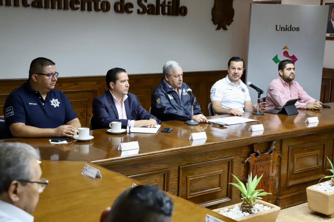 El alcalde reconoció la participación de las instancias y ciudadanos por su labor para mantener a Saltillo como la ciudad más segura.