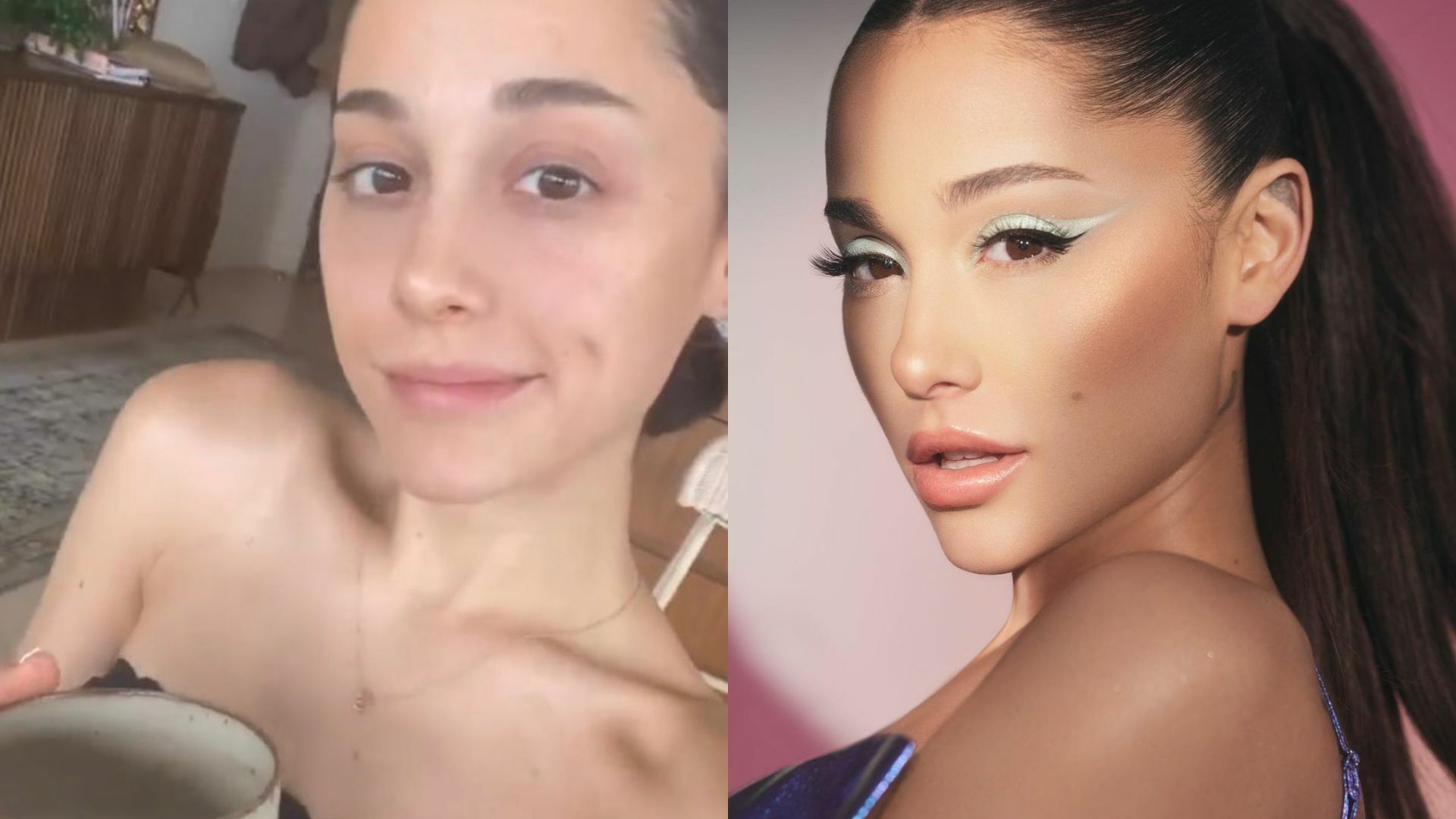 Ariana Grande sorprende en redes con su belleza natural sin gota de maquillaje