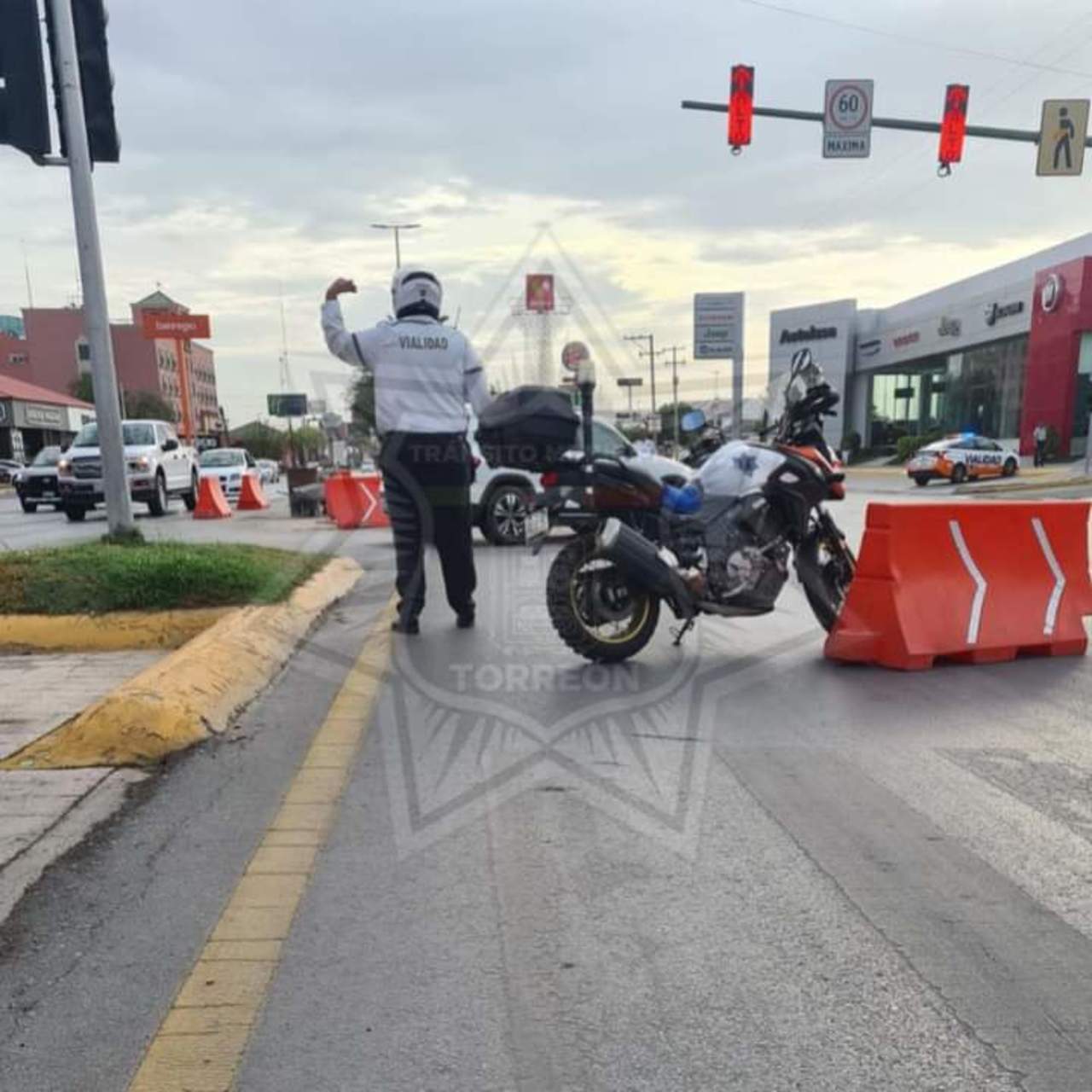 Siguen las modificaciones viales por las obras del Sistema Vial 4 Caminos en Torreón. (EL SIGLO DE TORREÓN)