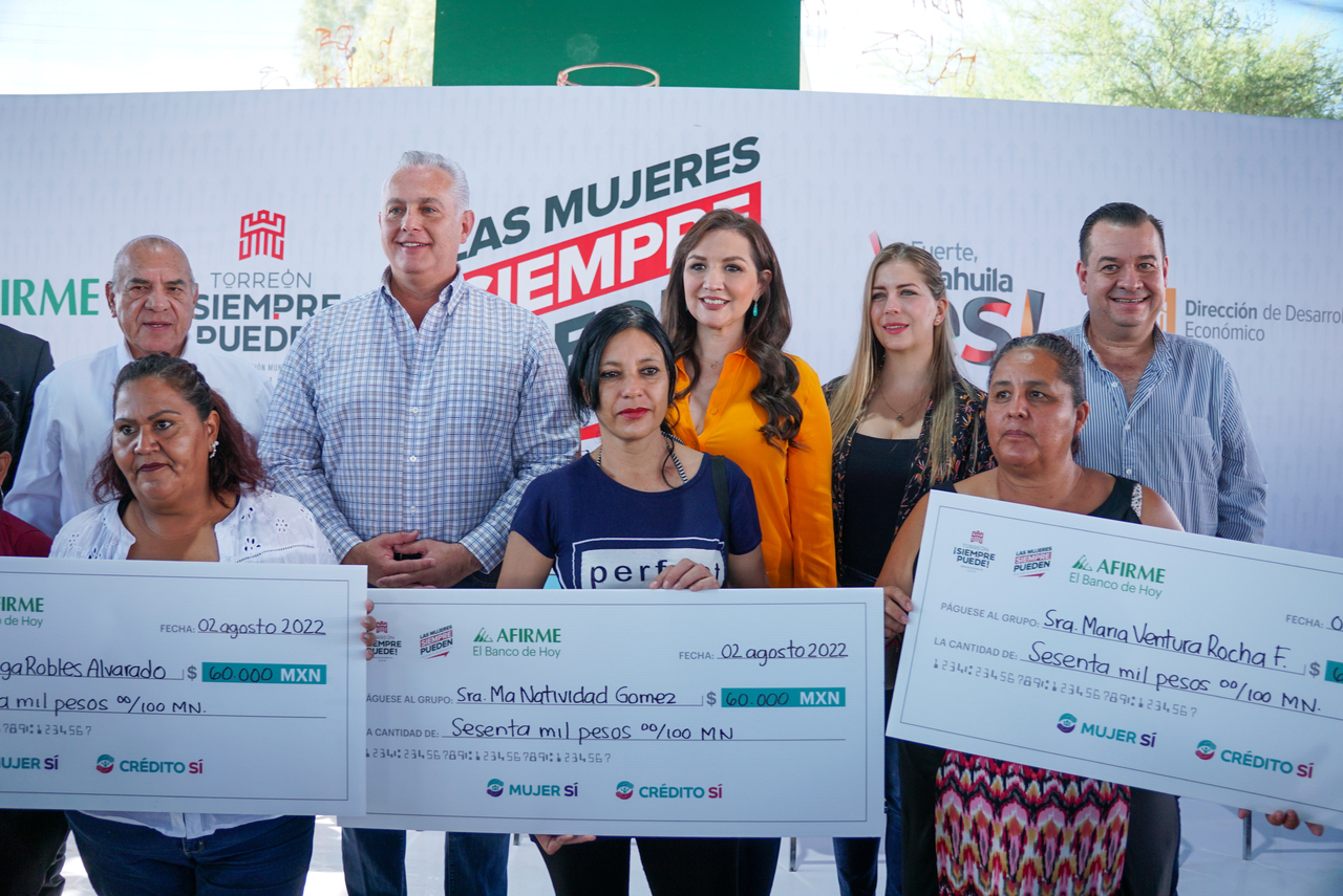 Autoridades de Torreón activan programa de microcréditos en beneficio de mujeres emprendedoras. (EL SIGLO DE TORREÓN)