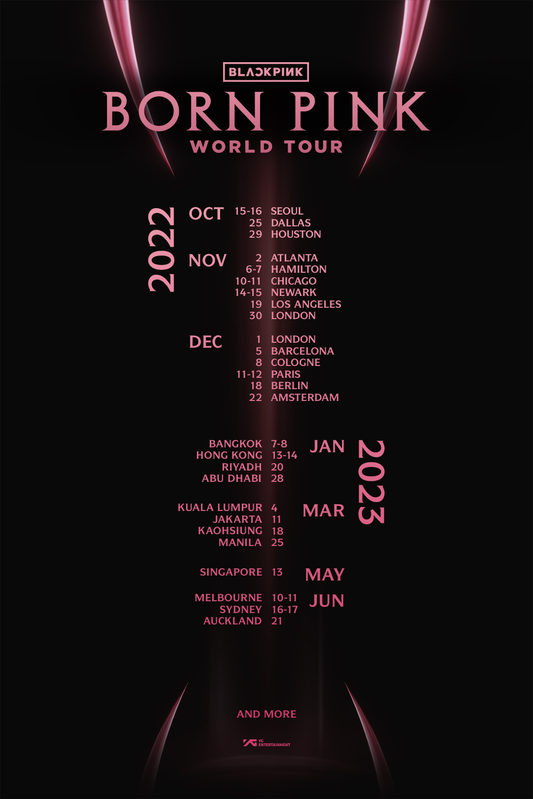 Blackpink anuncia el tema Pink Venom y fechas de su gira Born Pink 2022 ¿Cuándo vienen a México