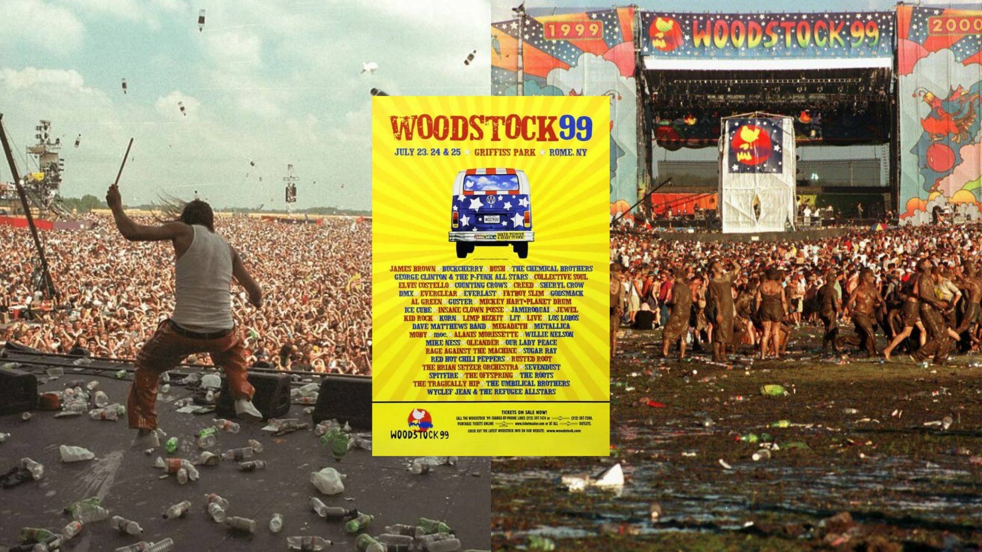 Fiasco total: Woodstock ’99, el documental en Netflix de un festival que resultó ser un caos