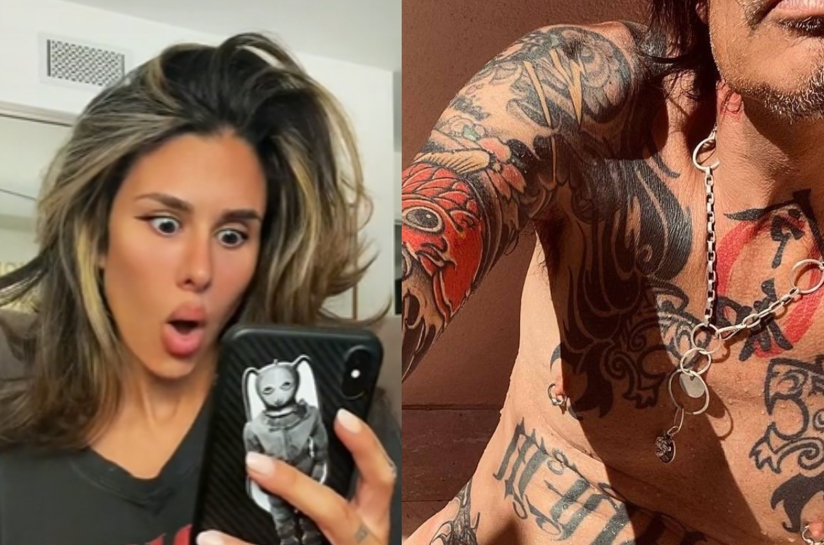 Esposa de Tommy Lee reacciona a su desnudo en redes sociales