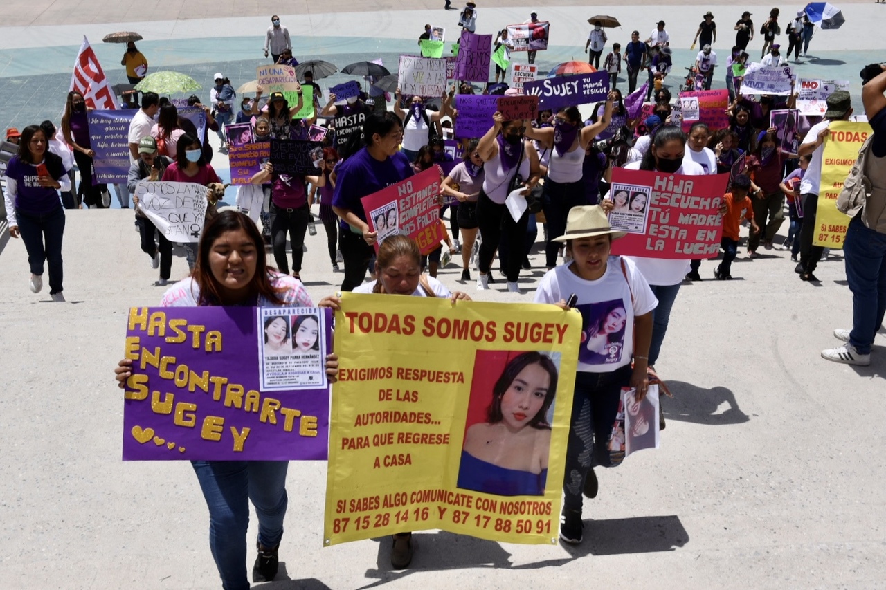 Desde hace un año, el 4 de septiembre de 2021, la búsqueda de Sugey, originaria de Torreón, Coahuila, ha sido un calvario, sobre todo porque las líneas de investigación no son claras y familia percibe indolencia de las autoridades. (EL SIGLO DE TORREÓN)