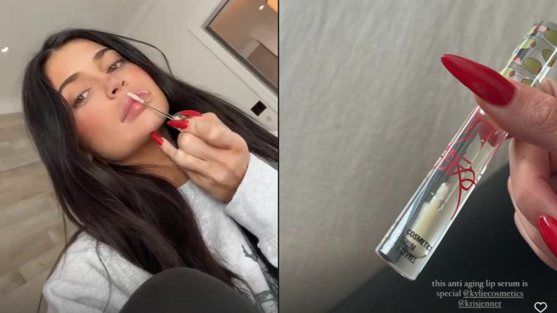 ¿Nueva tendencia? Kylie Jenner se aplica suero antienvejecimiento en los labios