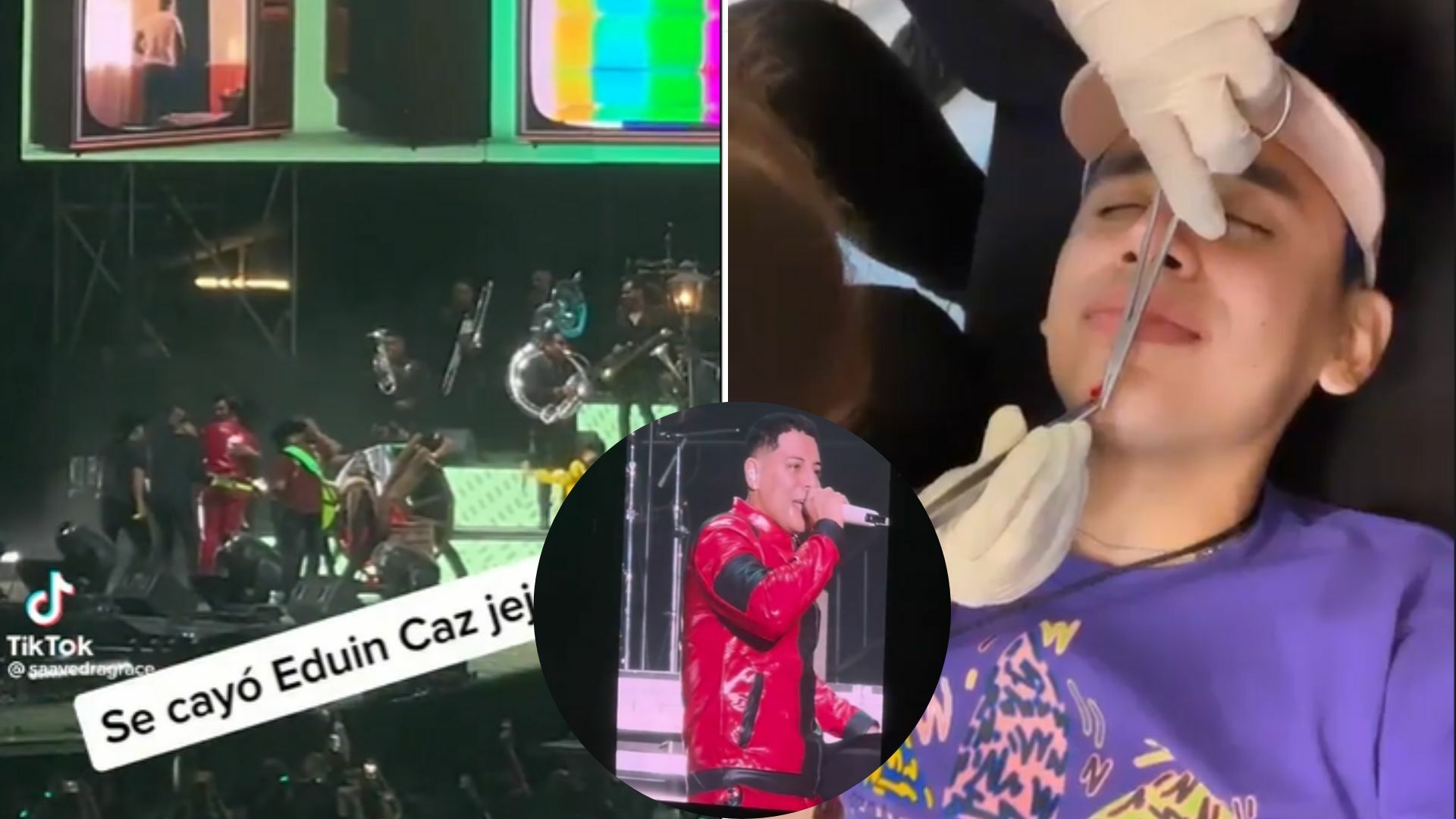 Jhonny y Eduin Caz sufren accidente antes de concierto de Grupo Firme en el Zócalo de la CDMX