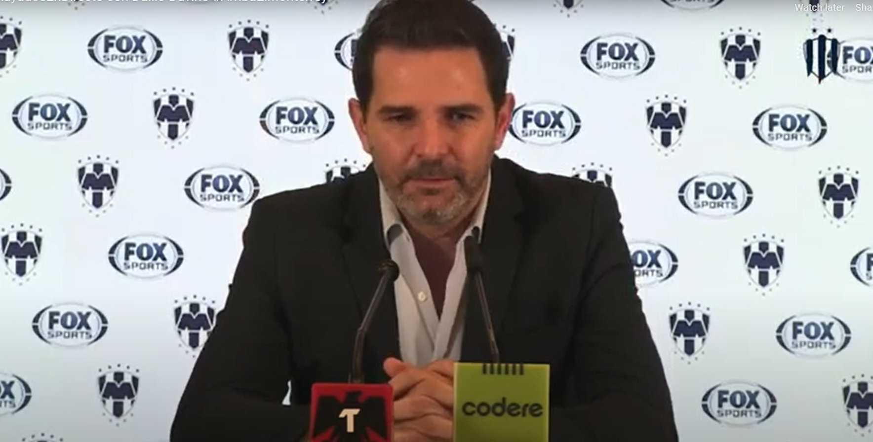 Me voy bien de Rayados y me quiero ir como campeón: Duilio Davino