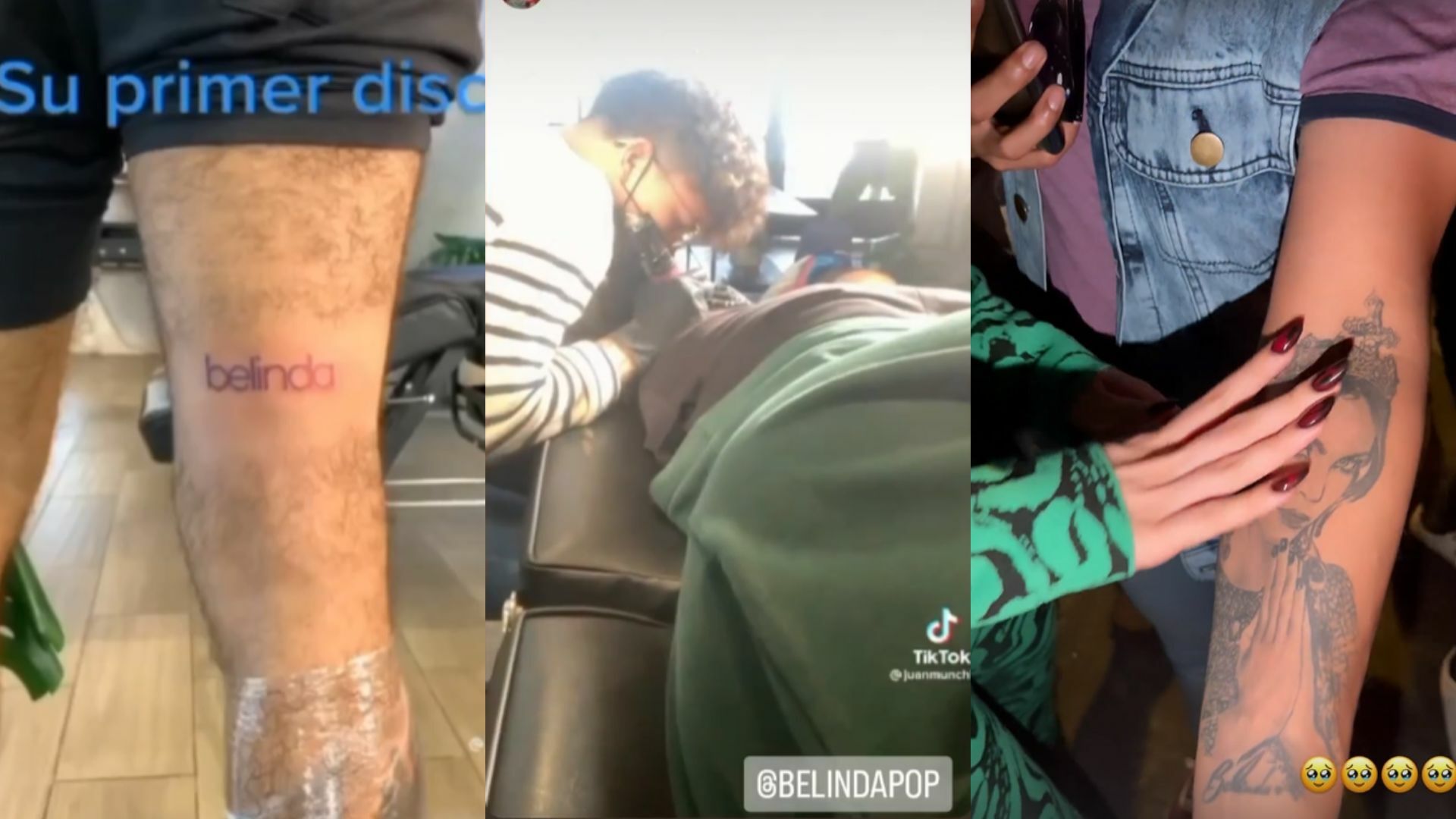 ¡Sí funcionó el rezo! Hombres comparten en redes sus tatuajes de Belinda