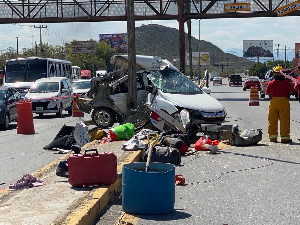 Dos Muertos Tras Accidente En La Carretera Saltillo-Monterrey | El ...