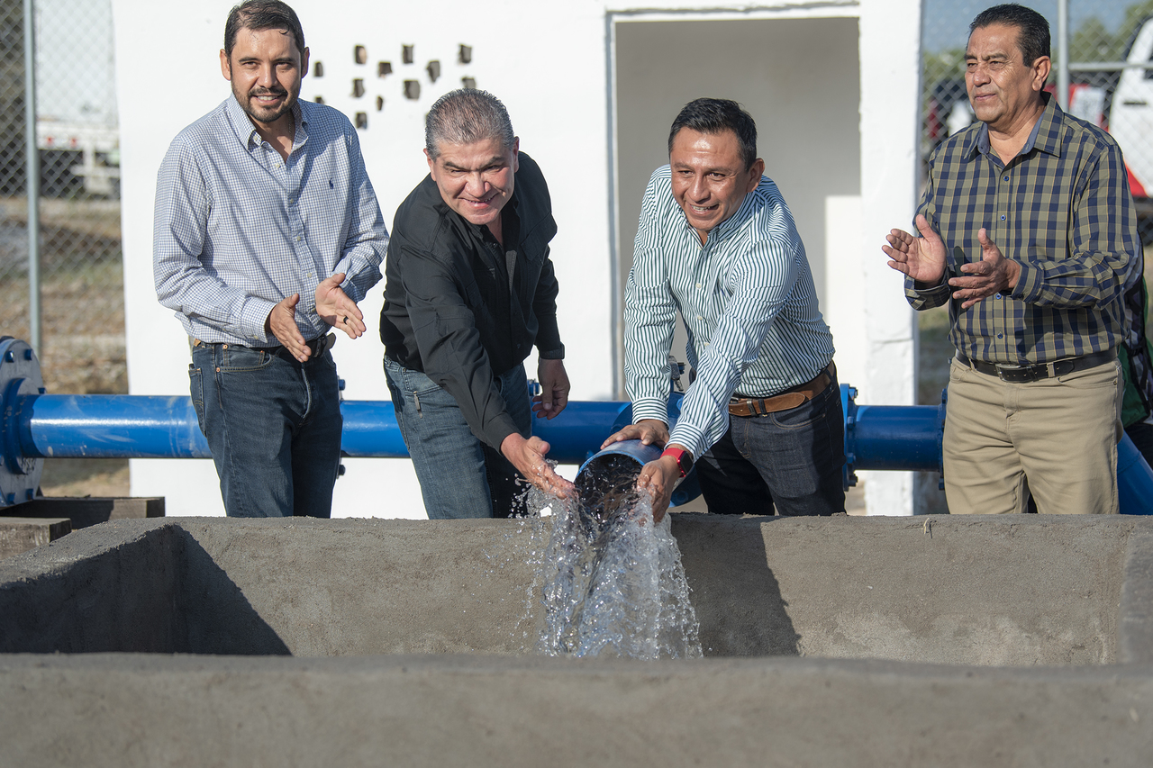 El nuevo pozo aportará 24 metros cúbicos por segundo a la red general y beneficia a varias colonias del sur de Matamoros. (EL SIGLO DE TORREÓN)