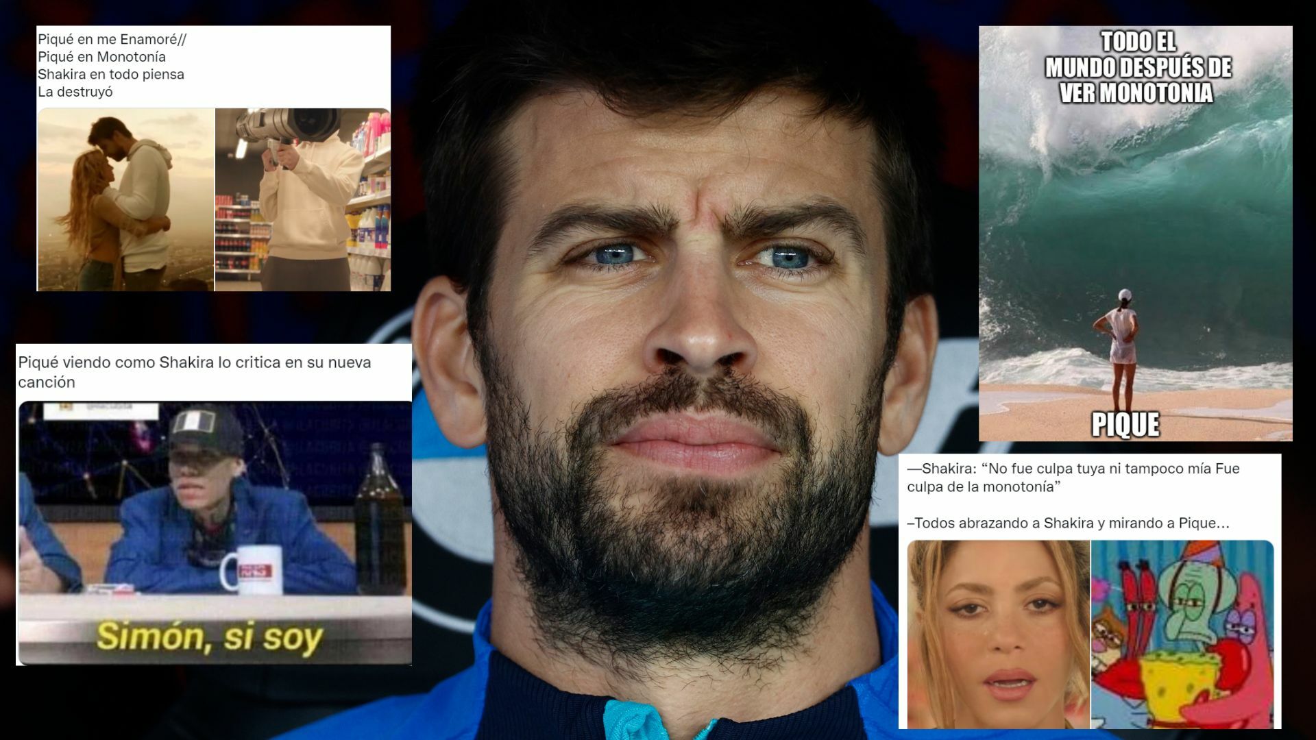 Memes acaban con Gerard Piqué tras estreno de Monotonía de Shakira 