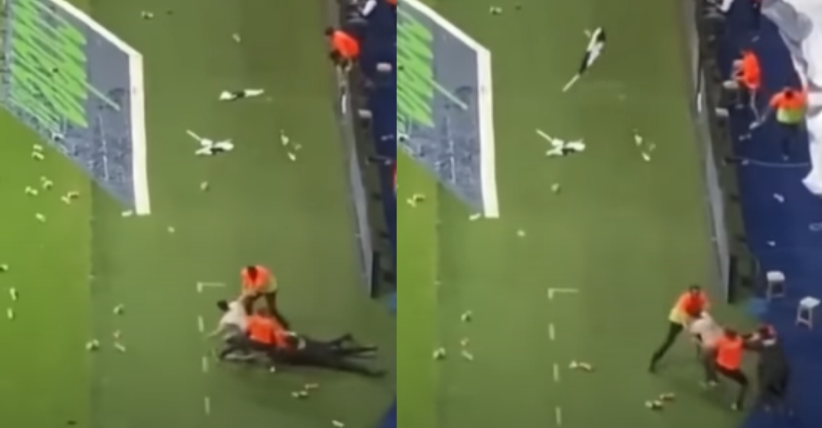 VIDEO: Aficionado intenta agredir a Avilés Hurtado tras gol del Pachuca