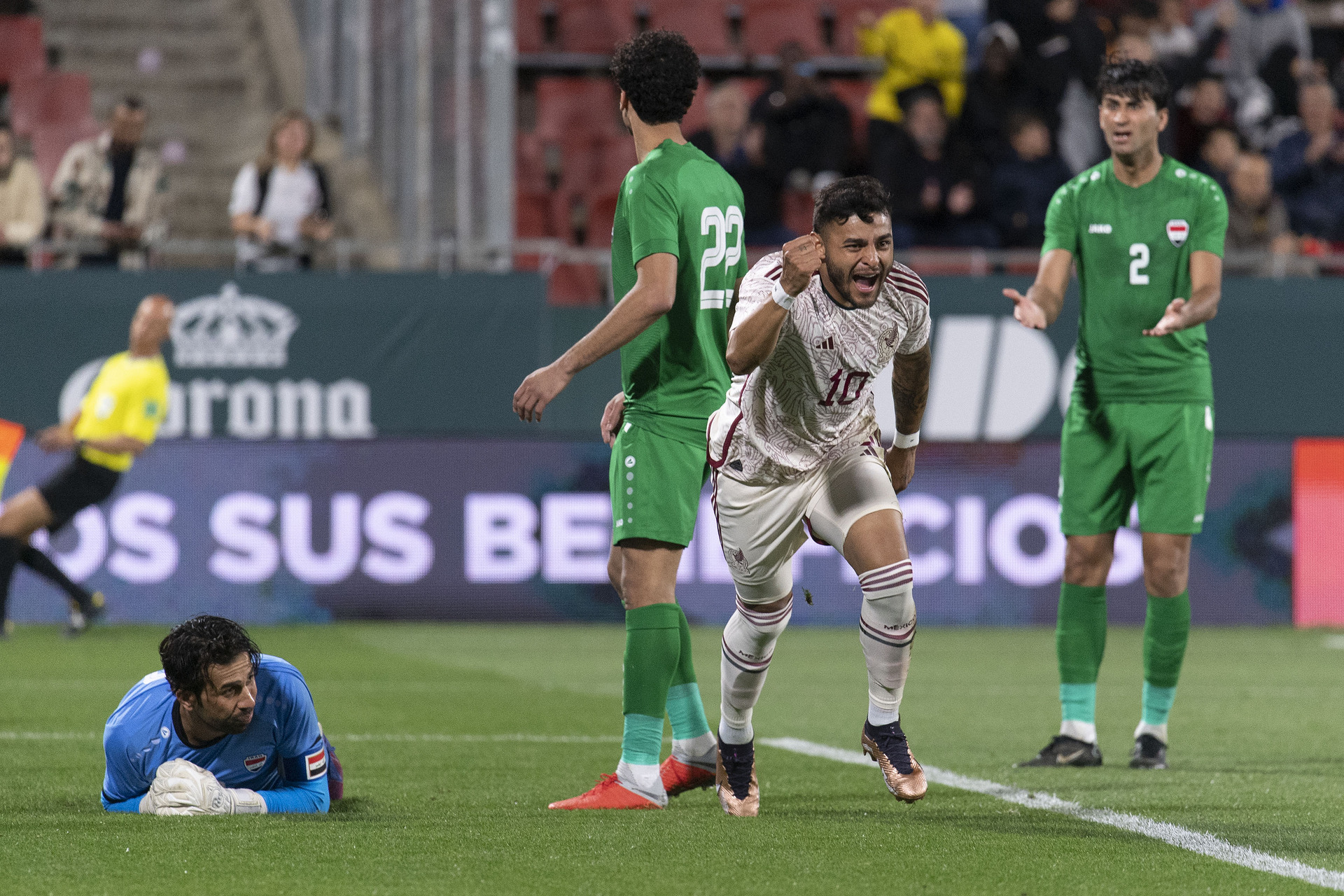 Partido amistoso México Vs. Irak desde Girona, España