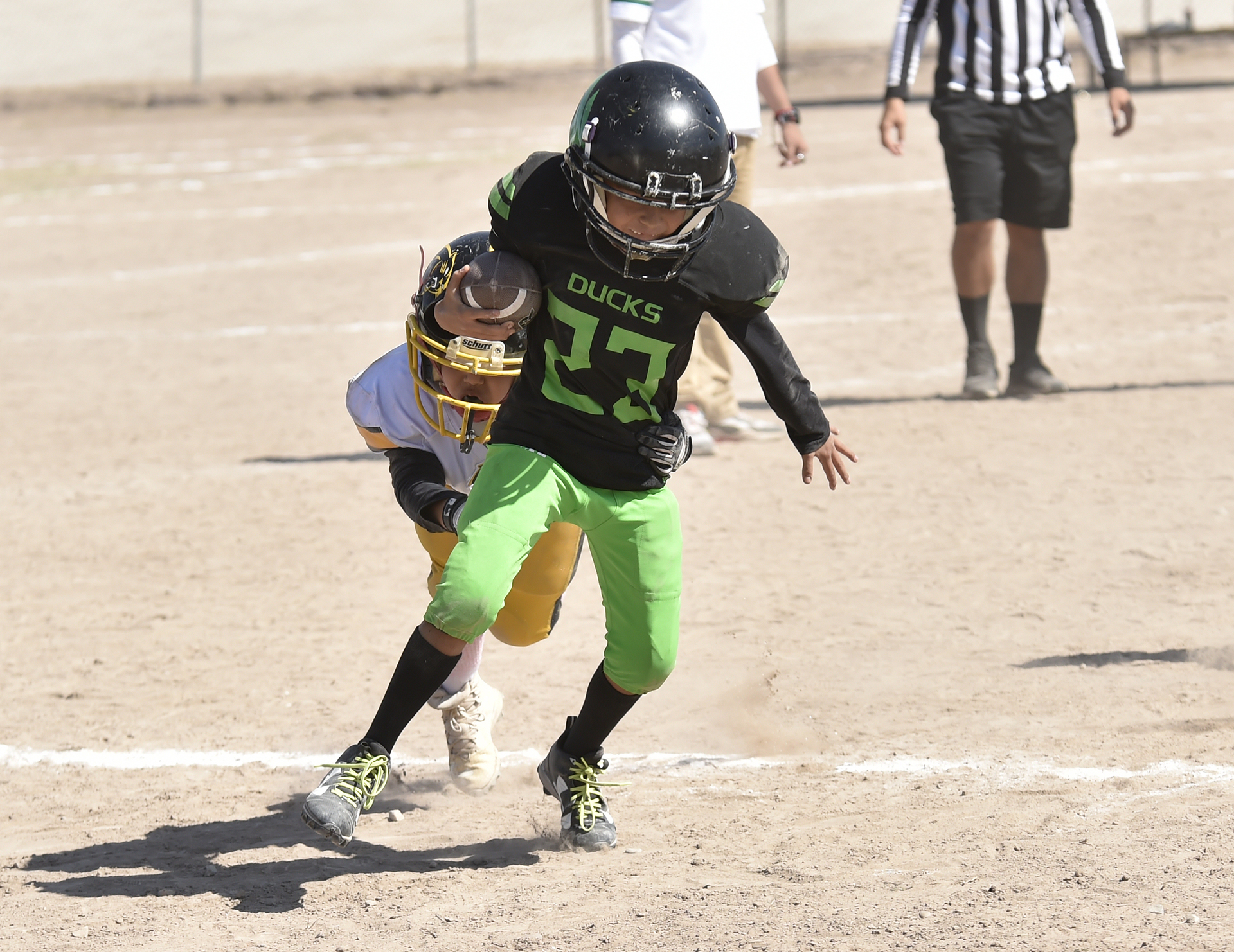 En plena recta final se encuentra el futbol americano infantil.